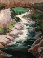 Large Oil Painting on Canvas signed Landscape View of Tabescan Pyrenees Spain (8 of 12) Large Oil Painting on Canvas signed Landscape View of Tabescan Pyrenees Spain (8 of 12)
