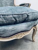 Pair of French Upholstered Bergere Armchairs (3 of 12) Pair of French Upholstered Bergere Armchairs (3 of 12)