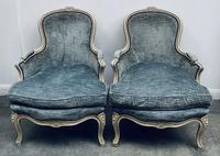 Pair of French Upholstered Bergere Armchairs (2 of 12) Pair of French Upholstered Bergere Armchairs (2 of 12)