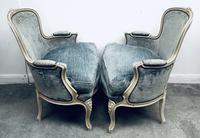 Pair of French Upholstered Bergere Armchairs (8 of 12) Pair of French Upholstered Bergere Armchairs (8 of 12)