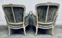 Pair of French Upholstered Bergere Armchairs (6 of 12) Pair of French Upholstered Bergere Armchairs (6 of 12)