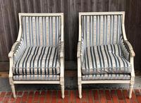 Pair of French Bergere Armchairs (7 of 9) Pair of French Bergere Armchairs (7 of 9)