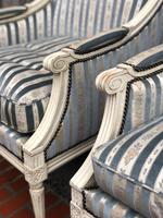Pair of French Bergere Armchairs (4 of 9) Pair of French Bergere Armchairs (4 of 9)