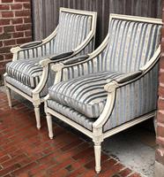 Pair of French Bergere Armchairs (9 of 9) Pair of French Bergere Armchairs (9 of 9)