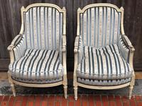 Pair of French Bergere Armchairs (4 of 11) Pair of French Bergere Armchairs (4 of 11)