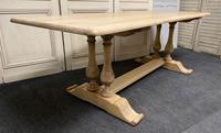 French Bleached Oak Farmhouse Dining Table (3 of 17) French Bleached Oak Farmhouse Dining Table (3 of 17)