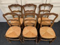 Set of 6 French Ladder Back Chairs (4 of 7) Set of 6 French Ladder Back Chairs (4 of 7)