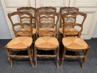 Set of 6 French Ladder Back Chairs (2 of 7) Set of 6 French Ladder Back Chairs (2 of 7)