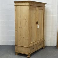 Small Double Antique Pine Wardrobe 'Dismantles' (3 of 7) Small Double Antique Pine Wardrobe 'Dismantles' (3 of 7)