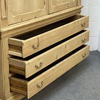 Large Old Dutch Pine Linen Press with Drawers (9 of 10) Large Old Dutch Pine Linen Press with Drawers (9 of 10)