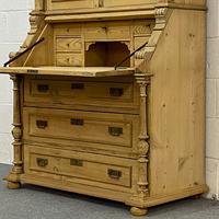 Large Partly Glazed Antique Pine Secretaire (6 of 11) Large Partly Glazed Antique Pine Secretaire (6 of 11)
