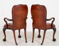 Good Pair of Leather Queen Anne Style Library Chairs (5 of 8) Good Pair of Leather Queen Anne Style Library Chairs (5 of 8)