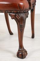Good Pair of Leather Queen Anne Style Library Chairs (8 of 8) Good Pair of Leather Queen Anne Style Library Chairs (8 of 8)