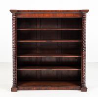 Victorian Rosewood Large Open Bookcase of Inverted Form (2 of 6) Victorian Rosewood Large Open Bookcase of Inverted Form (2 of 6)