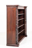 Victorian Rosewood Large Open Bookcase of Inverted Form (5 of 6) Victorian Rosewood Large Open Bookcase of Inverted Form (5 of 6)