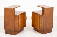 Pair of French Walnut Art Deco Bedside Cabinets (3 of 8) Pair of French Walnut Art Deco Bedside Cabinets (3 of 8)