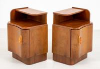 Pair of French Walnut Art Deco Bedside Cabinets (6 of 8) Pair of French Walnut Art Deco Bedside Cabinets (6 of 8)