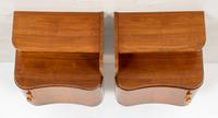 Pair of French Walnut Art Deco Bedside Cabinets (7 of 8) Pair of French Walnut Art Deco Bedside Cabinets (7 of 8)