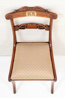 Set of 8 Regency Style Rosewood Brass Inlaid Dining Chairs c.1920 (8 of 16) Set of 8 Regency Style Rosewood Brass Inlaid Dining Chairs c.1920 (8 of 16)