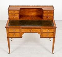 Satinwood Sheraton Design Carlton House Type Desk (4 of 15) Satinwood Sheraton Design Carlton House Type Desk (4 of 15)