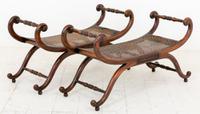 Pair of Simulated Rosewood Stools c.1930 (2 of 7) Pair of Simulated Rosewood Stools c.1930 (2 of 7)