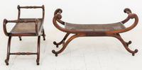 Pair of Simulated Rosewood Stools c.1930 (3 of 7) Pair of Simulated Rosewood Stools c.1930 (3 of 7)
