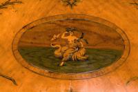 George III Period Satinwood Demilune Card Table (5 of 10) George III Period Satinwood Demilune Card Table (5 of 10)