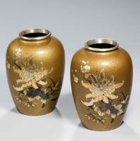 Pair of Japanese 19th Century Bronze Vases (2 of 5) Pair of Japanese 19th Century Bronze Vases (2 of 5)