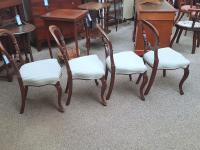 4 Balloon Back Chairs (2 of 6) 4 Balloon Back Chairs (2 of 6)