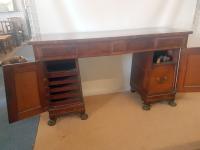 Antique Pedestal Sideboard (2 of 6) Antique Pedestal Sideboard (2 of 6)