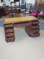 Antique Pedestal Desk (3 of 5) Antique Pedestal Desk (3 of 5)