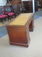 Antique Pedestal Desk (4 of 5) Antique Pedestal Desk (4 of 5)