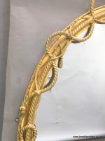 Large Gilt Oval Trafalgar Overmantle Mirror (6 of 9) Large Gilt Oval Trafalgar Overmantle Mirror (6 of 9)