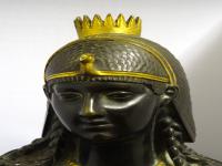 Bronze & Gilt-Bronze Bust of Cleopatra, French Made, 19th Century (6 of 18) Bronze & Gilt-Bronze Bust of Cleopatra, French Made, 19th Century (6 of 18)
