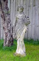Attractively Aged Garden Statue Maiden with Wine Jugs (8 of 9) Attractively Aged Garden Statue Maiden with Wine Jugs (8 of 9)