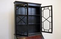 Late Victorian Ebonised Chippendale Revival Bookcase Bureau (12 of 14) Late Victorian Ebonised Chippendale Revival Bookcase Bureau (12 of 14)