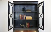 Late Victorian Ebonised Chippendale Revival Bookcase Bureau (10 of 14) Late Victorian Ebonised Chippendale Revival Bookcase Bureau (10 of 14)