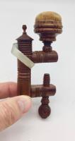 Antique Walnut Wood Treen Sewing Clamp c.1865 (4 of 5) Antique Walnut Wood Treen Sewing Clamp c.1865 (4 of 5)