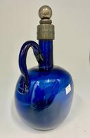 19th Century Bristol Blue Glass Flagon Decanter c.1825 (7 of 8) 19th Century Bristol Blue Glass Flagon Decanter c.1825 (7 of 8)