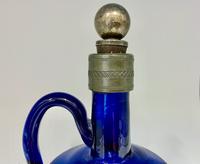 19th Century Bristol Blue Glass Flagon Decanter c.1825 (5 of 8) 19th Century Bristol Blue Glass Flagon Decanter c.1825 (5 of 8)