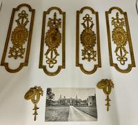 Antique Gilded Brass Door Furniture c.1830 (2 of 8) Antique Gilded Brass Door Furniture c.1830 (2 of 8)