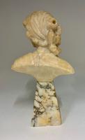 Antique Alabaster Bust Young Woman c.1910 (4 of 7) Antique Alabaster Bust Young Woman c.1910 (4 of 7)