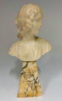 Antique Alabaster Bust Young Woman c.1910 (2 of 7) Antique Alabaster Bust Young Woman c.1910 (2 of 7)
