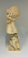 Antique Alabaster Bust Young Woman c.1910 (5 of 7) Antique Alabaster Bust Young Woman c.1910 (5 of 7)