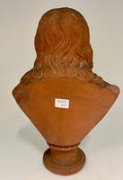 Antique Terra Cotta Library Bust Poet John Milton circa 1850 (4 of 9) Antique Terra Cotta Library Bust Poet John Milton circa 1850 (4 of 9)