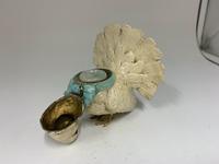 Edwardian Fan Tail Pigeon Metal Inkwell circa 1910 (2 of 8) Edwardian Fan Tail Pigeon Metal Inkwell circa 1910 (2 of 8)