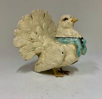 Edwardian Fan Tail Pigeon Metal Inkwell circa 1910 (5 of 8) Edwardian Fan Tail Pigeon Metal Inkwell circa 1910 (5 of 8)