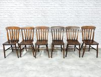 Set of 6 Vintage Windsor Kitchen Chairs (3 of 6) Set of 6 Vintage Windsor Kitchen Chairs (3 of 6)
