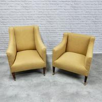 2 19th Century Upholstered Armchairs (2 of 5) 2 19th Century Upholstered Armchairs (2 of 5)