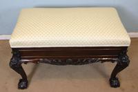 Quality Antique Mahogany Duet Stool / Window Seat / Piano Stool (2 of 9) Quality Antique Mahogany Duet Stool / Window Seat / Piano Stool (2 of 9)